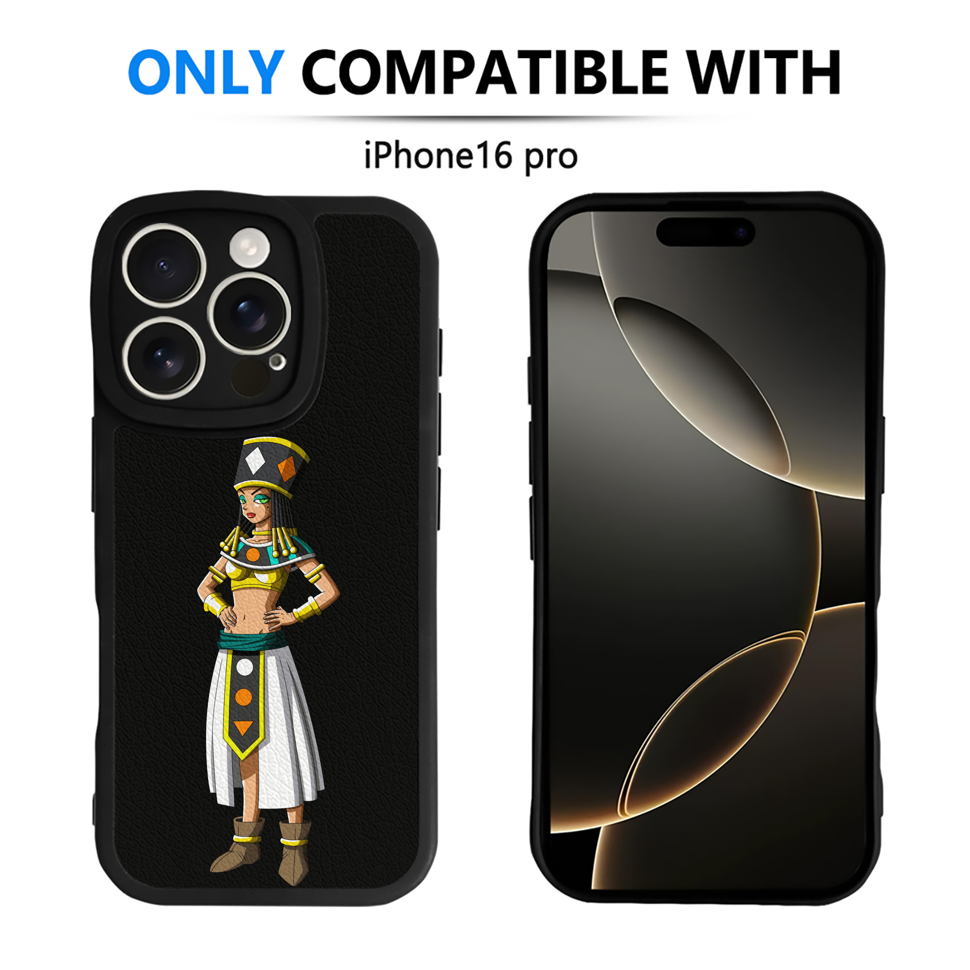 （画像用） ドラゴンボール DRAGON BALL 【iPhone 16シリーズ対応】シリコンスマホケース（レザー調） 材質：シリコン